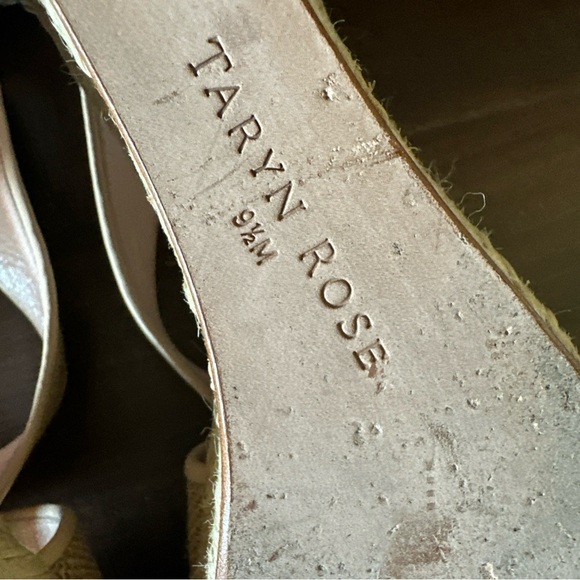 Taryn Rose Women’s Krissy Espadrille Wedges Sandals Shoes Beige Tan Leather 9.5 - Picture 9 of 9